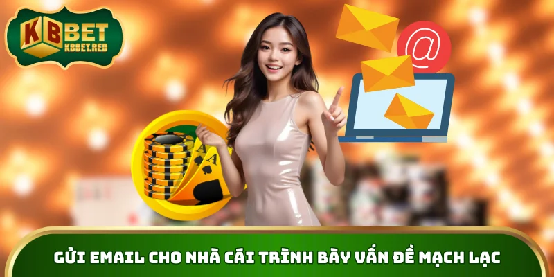 Gửi email cho nhà cái trình bày vấn đề mạch lạc